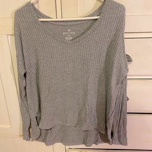American Eagle Grey Soft and Sexy Longsleeve